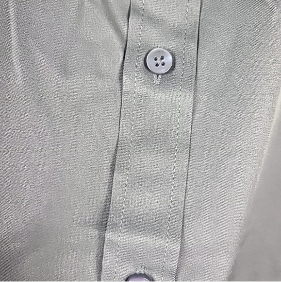 NEW Men's Flex Luxury Collection Designed in Italy Long Sleeve GreyShirt Sz XL - Picture 2 of 8